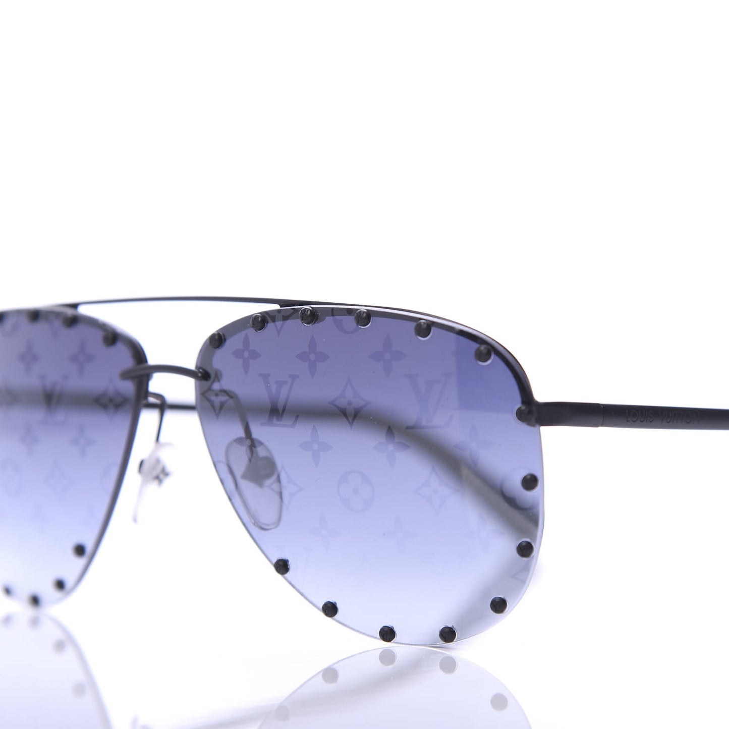 Monogram The Party Aviator Sunglasses Z0971U Black