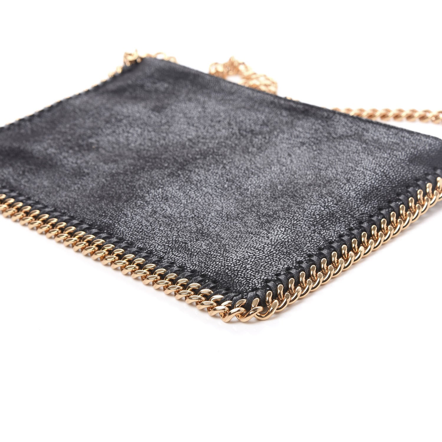Stella McCartney Shaggy Deer Falabella Clutch Black 9 of 10