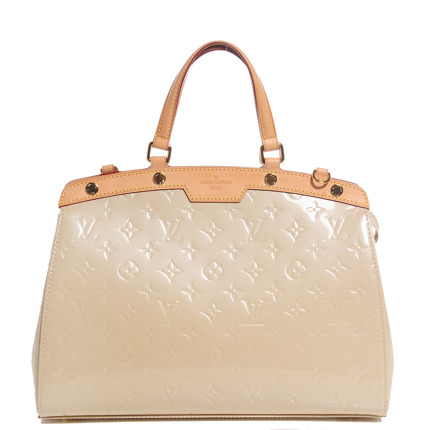 Louis Vuitton Vernis Brea MM Blanc Corail 1 of 8