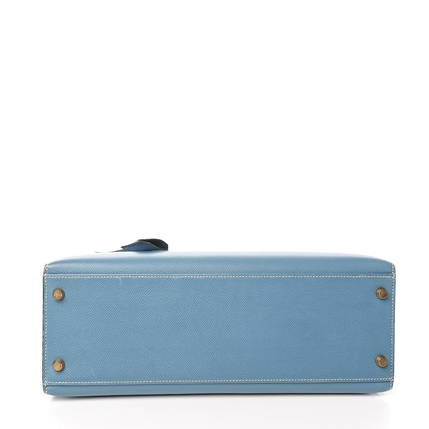 Hermes Epsom Kelly Sellier 32 Blue Jean 6 of 36