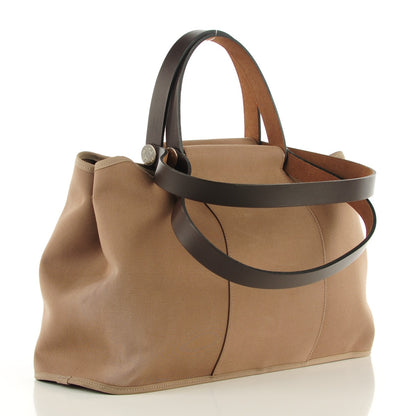 Hermes Vache Hunter Toile Cabag Elan Etoupe 3 of 8