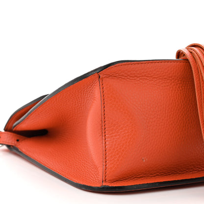 Gucci Cellarius Calfskin Medium Bamboo Daily Flap Shoulder Bag New Dark Orange 8 of 16