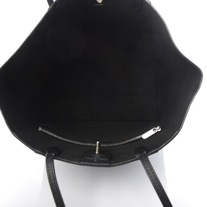 Louis Vuitton Calfskin Lockme Cabas Black 4 of 17