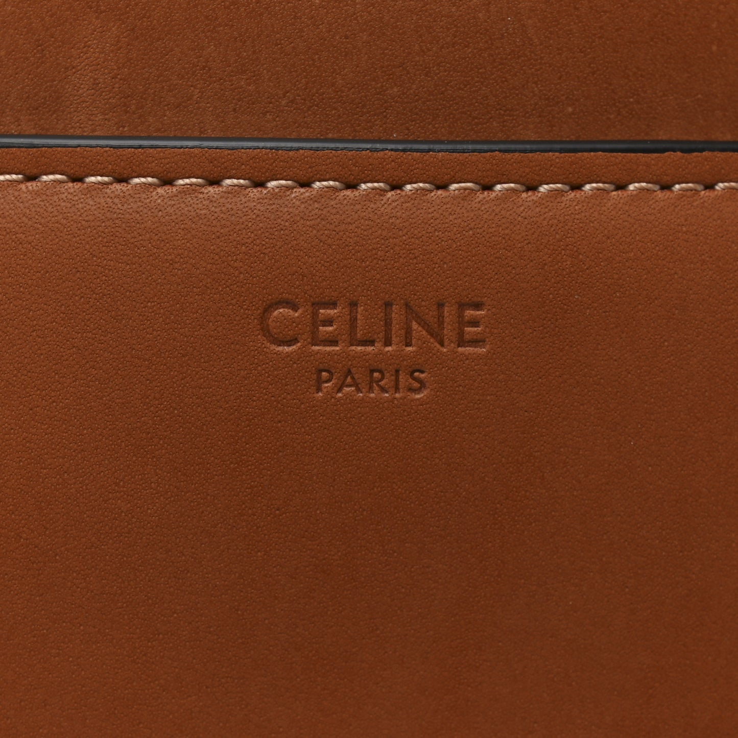 Satinated Calfskin Small 16 Top Handle Bag Tan