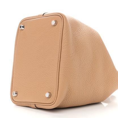 Hermes Taurillon Clemence Picotin Lock 18 PM Chai 10 of 11