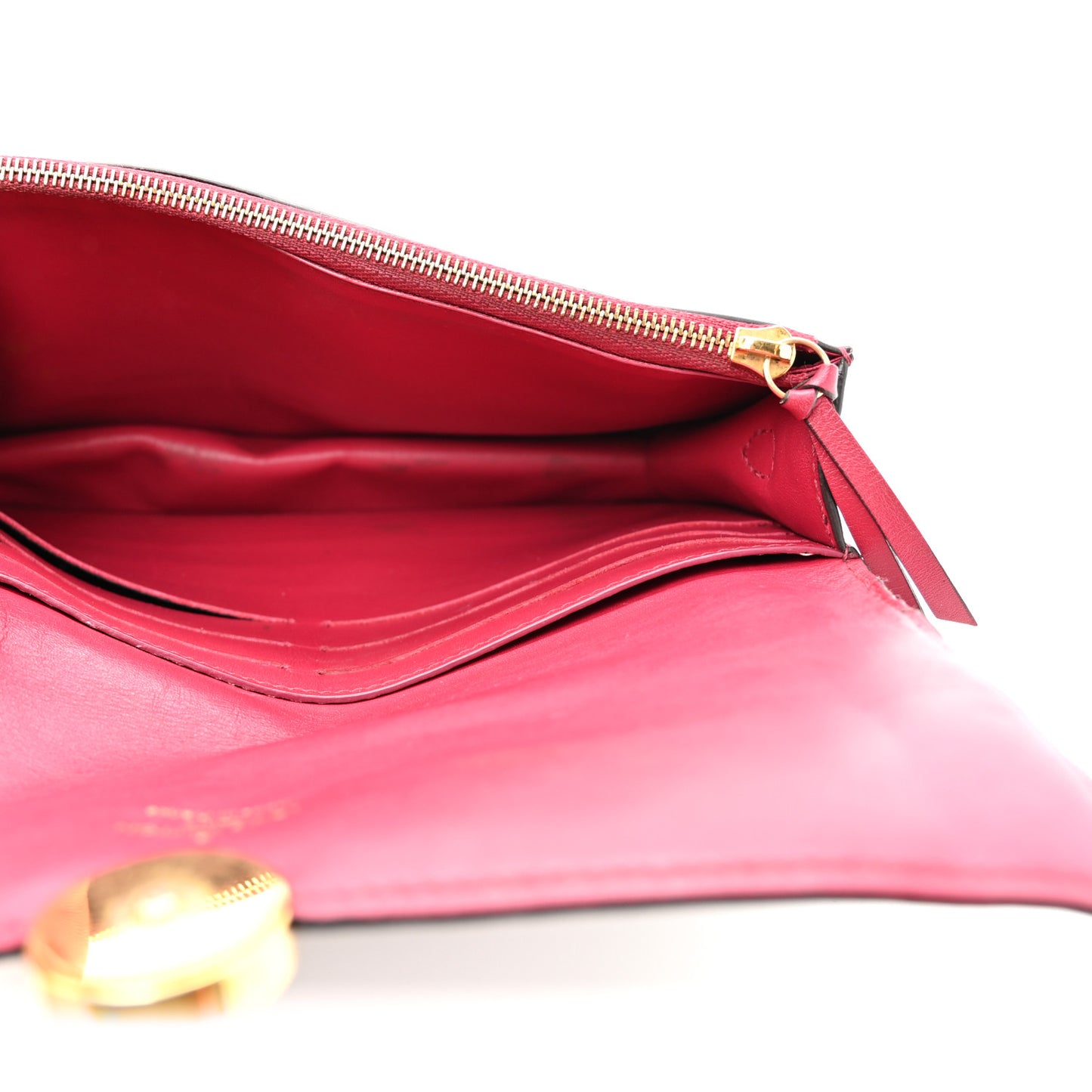 Monogram Flore Chain Wallet Fuchsia