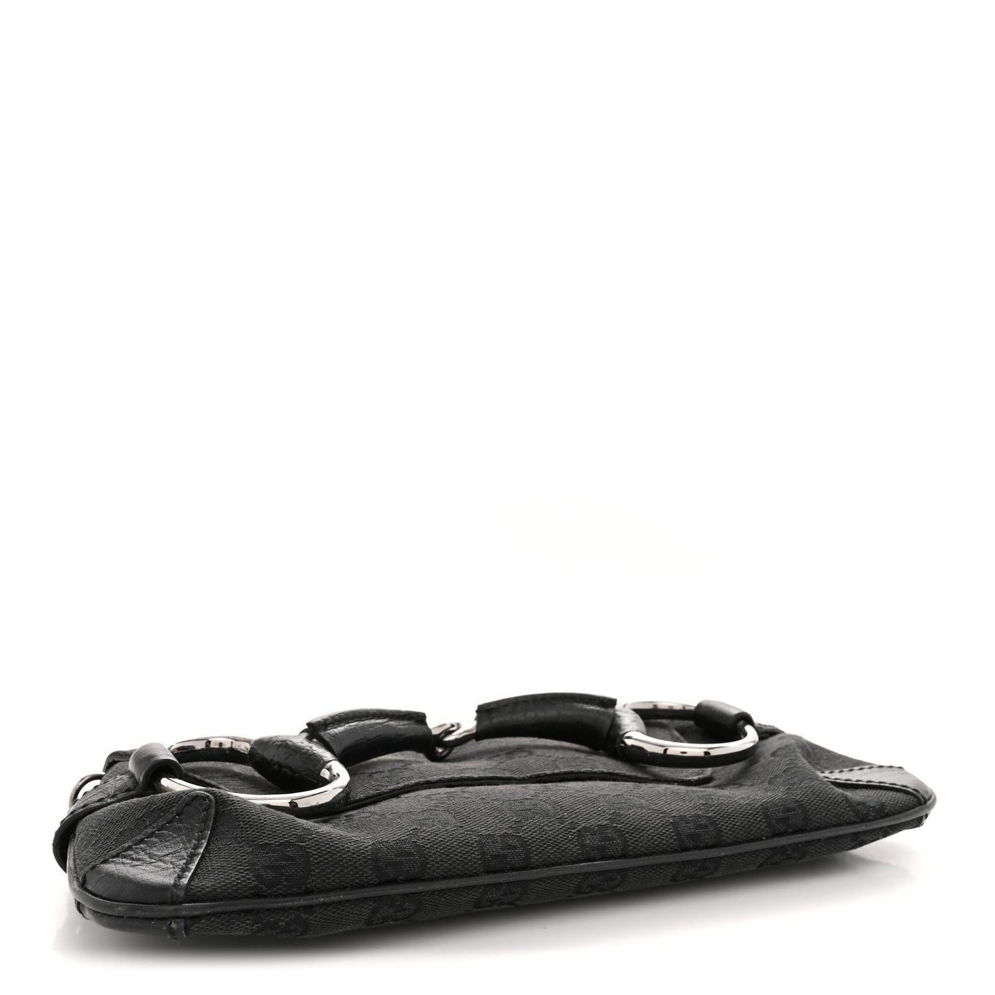 Monogram Horsebit Chain Clutch Black