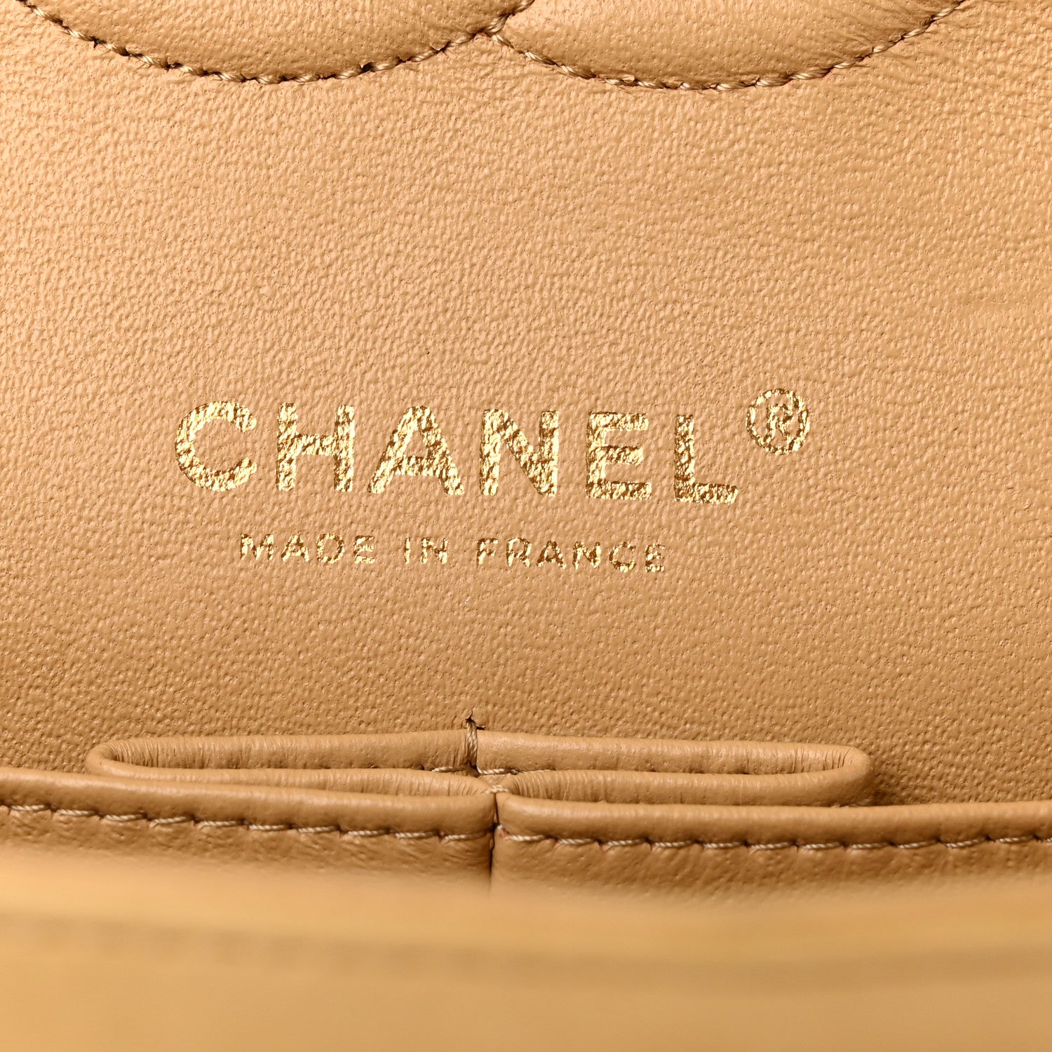 Chanel Metallic Patent Quilted Medium Double Flap Gold 6 of 10