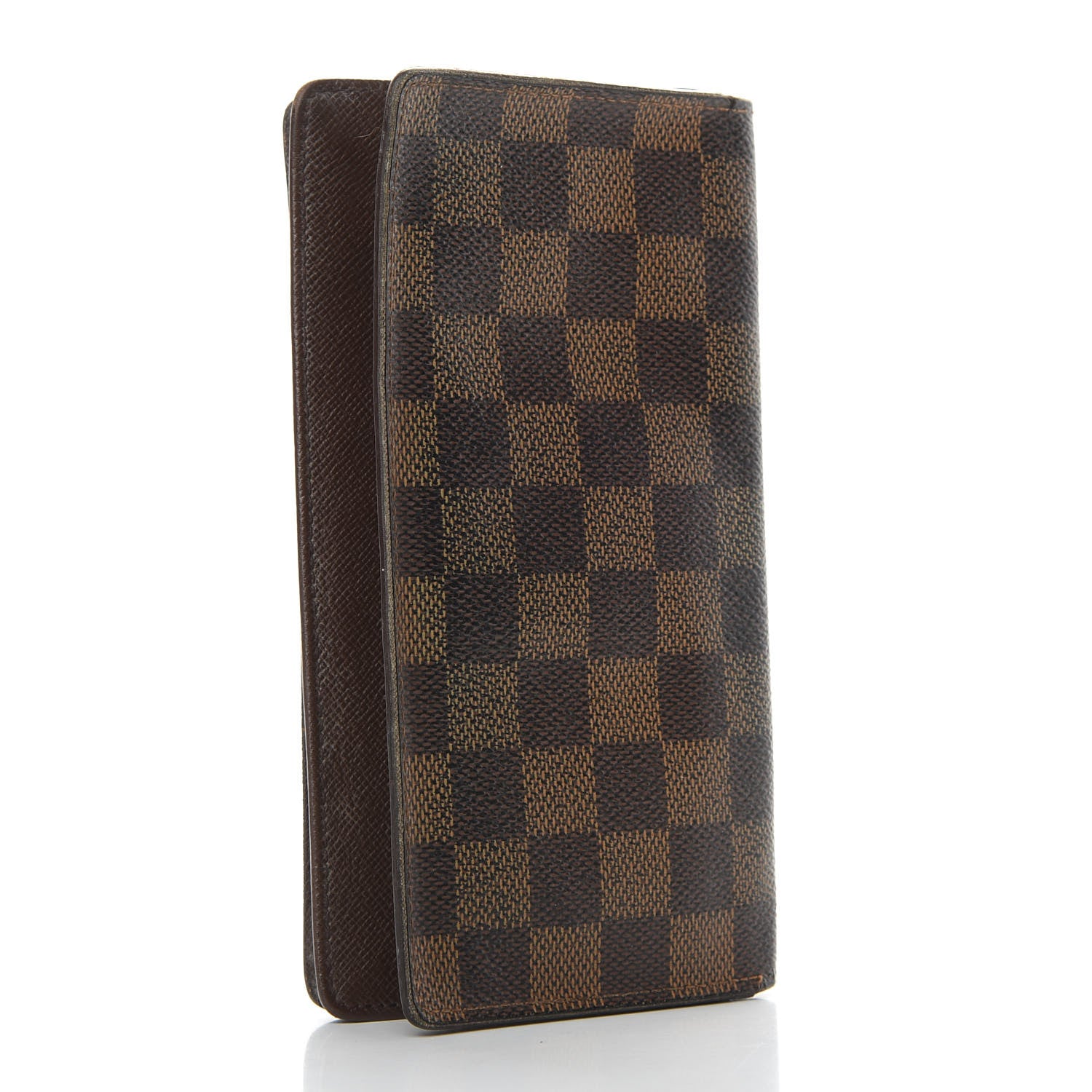 Louis Vuitton Damier Ebene Porte-Cartes Credit Yen Checkbook Wallet 3 of 6