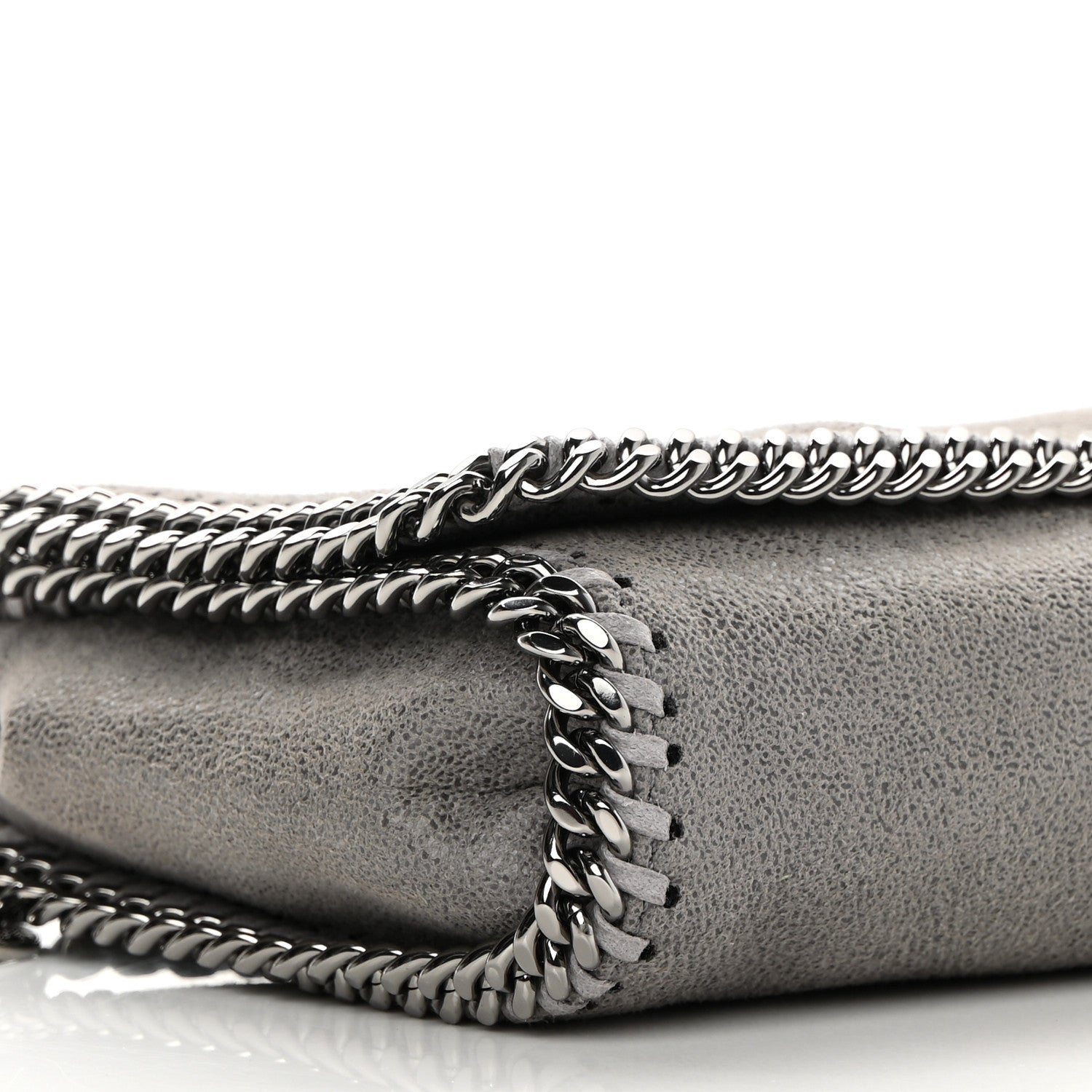 Stella McCartney Shaggy Deer Falabella Crossbody Bag Light Grey 9 of 10