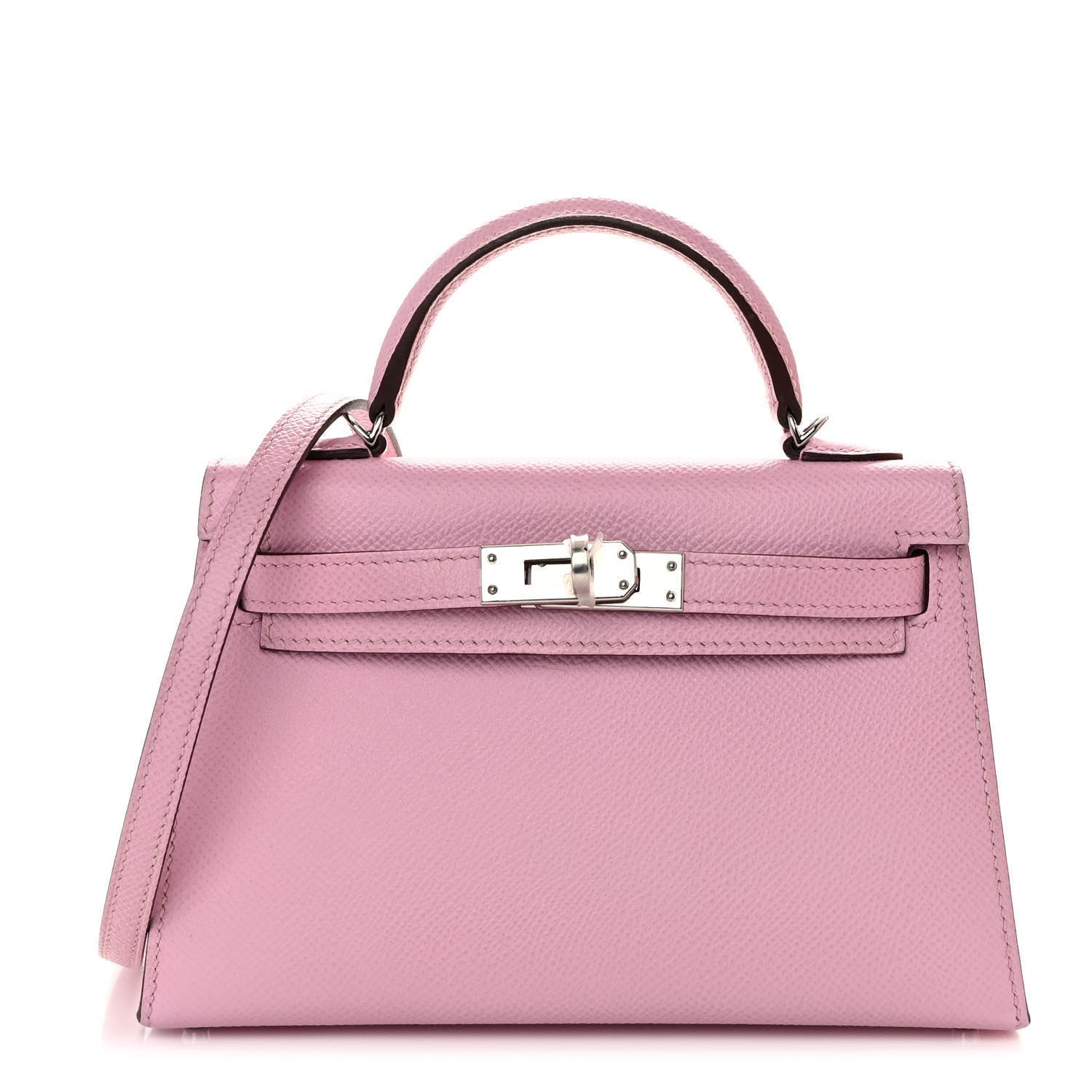Hermes Epsom Mini Kelly Sellier 20 Mauve Sylvestre 1 of 12