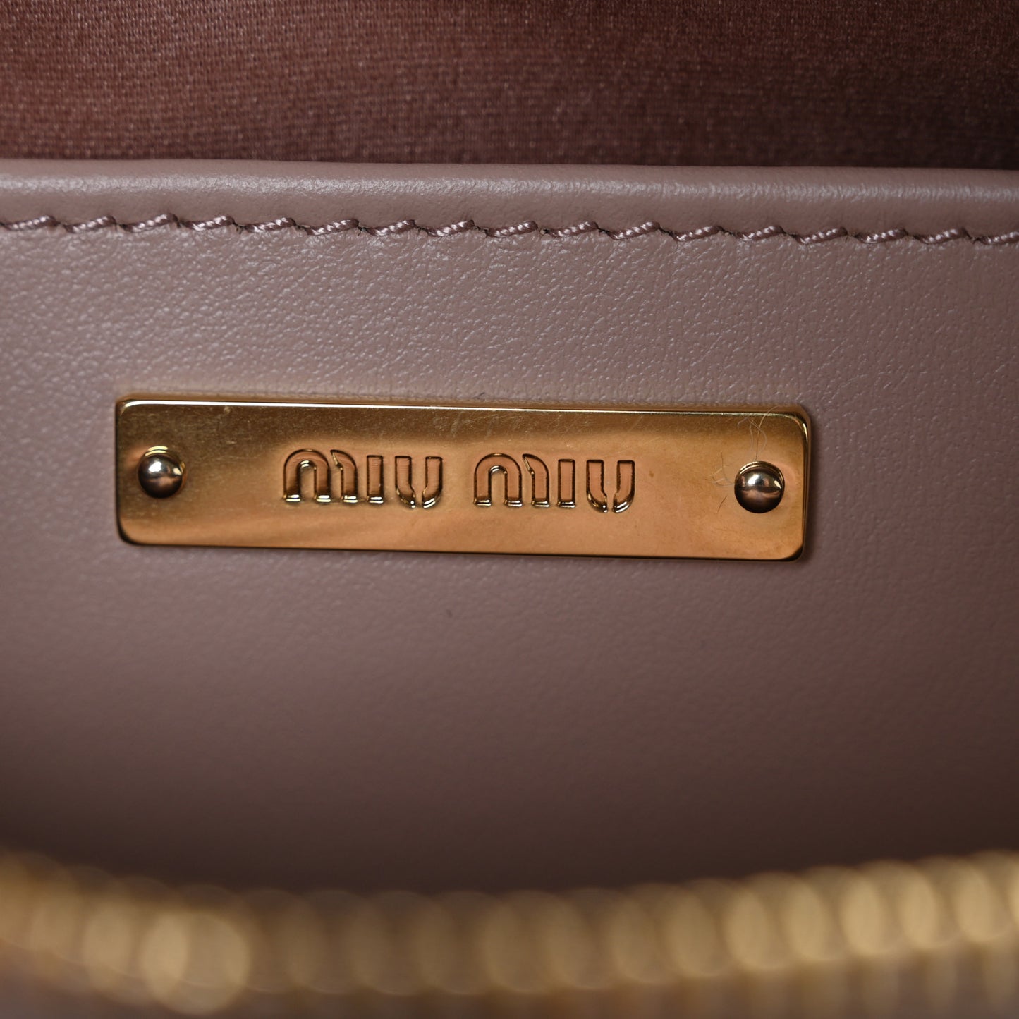 Soft Calf Quilted Camera Bag Cipria