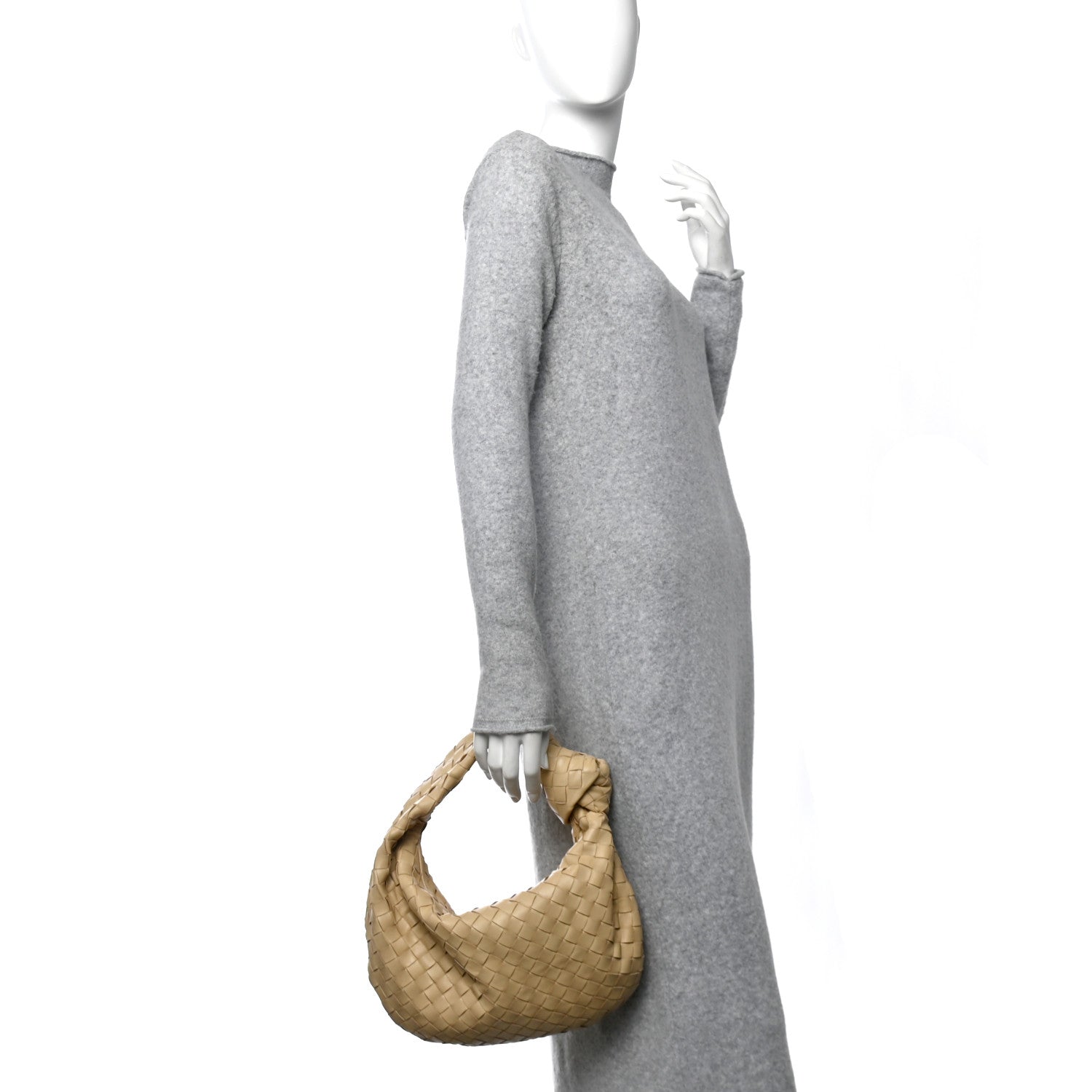 Bottega Veneta Nappa Intrecciato Teen Jodie Hobo Porridge 3 of 11