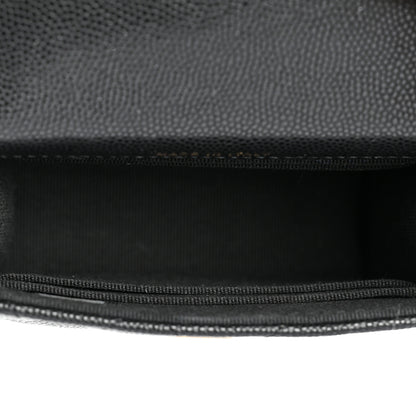 Chanel Caviar Quilted Coco First Clutch With Chain Black 4 of 8
