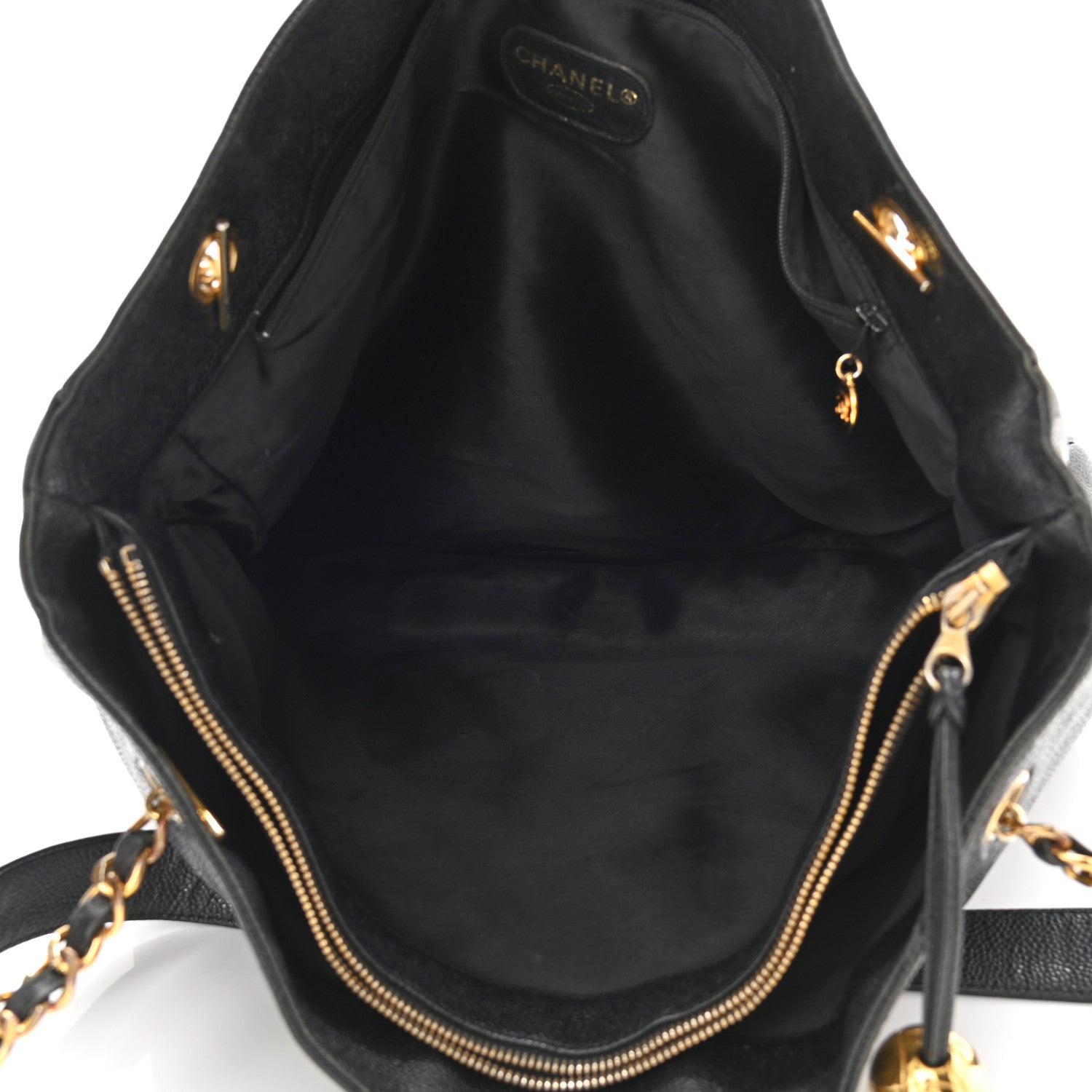 Chanel Caviar CC Shoulder Bag Black 5 of 16