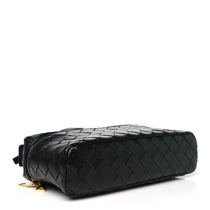 Bottega Veneta Calfskin Intrecciato Bang Bang Vanity Case Black 4 of 9