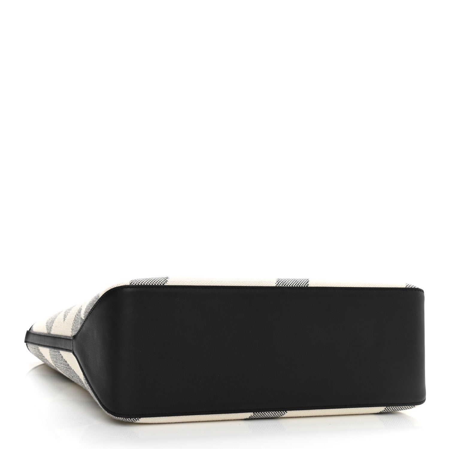 Hermes Swift H Canvas Cabas H En Biais 40 Black Ecru 4 of 10