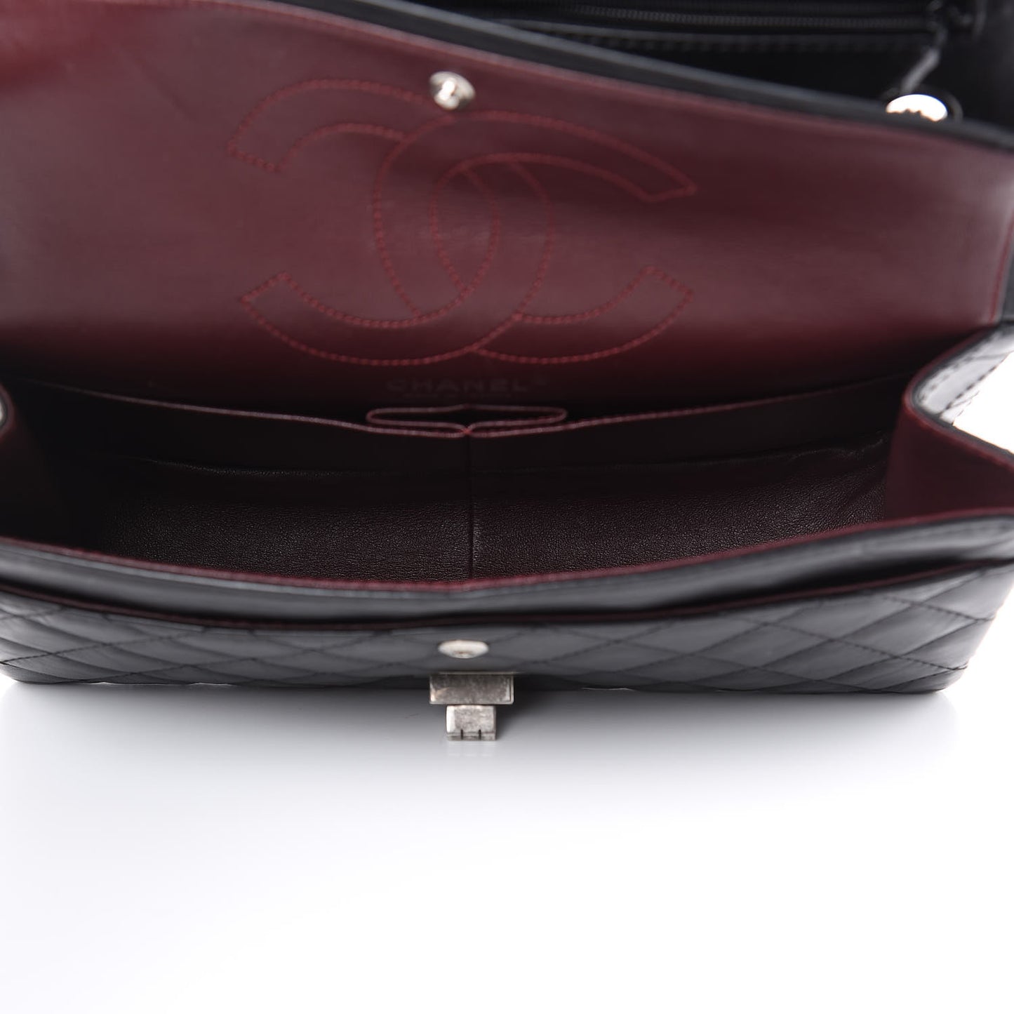 Aged Calfskin Quilted 2.55 Reissue 226 Flap Dark Grey