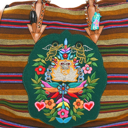 Christian Louboutin Tissu Calfskin Mexicaba Tote Multicolor 7 of 10