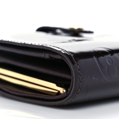 Louis Vuitton Vernis French Purse Wallet Amarante 8 of 9