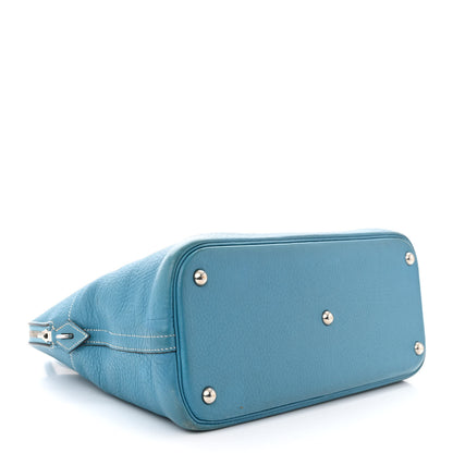 Hermes Taurillon Clemence Bolide 35 Bleu Jean 4 of 18