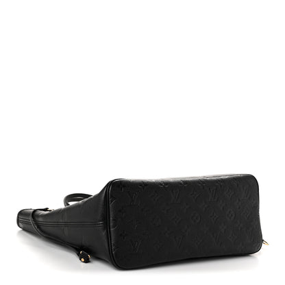 Louis Vuitton Empreinte Monogram Giant Neverfull MM Black 5 of 10