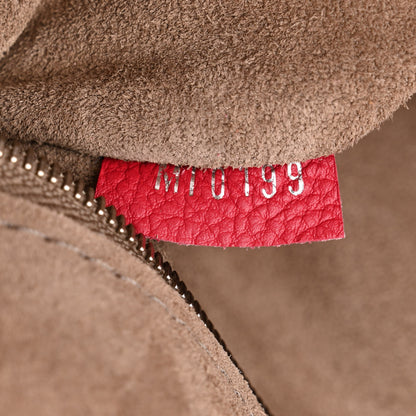 Louis Vuitton Veau Cachemire Soft Lockit MM Framboise 7 of 10