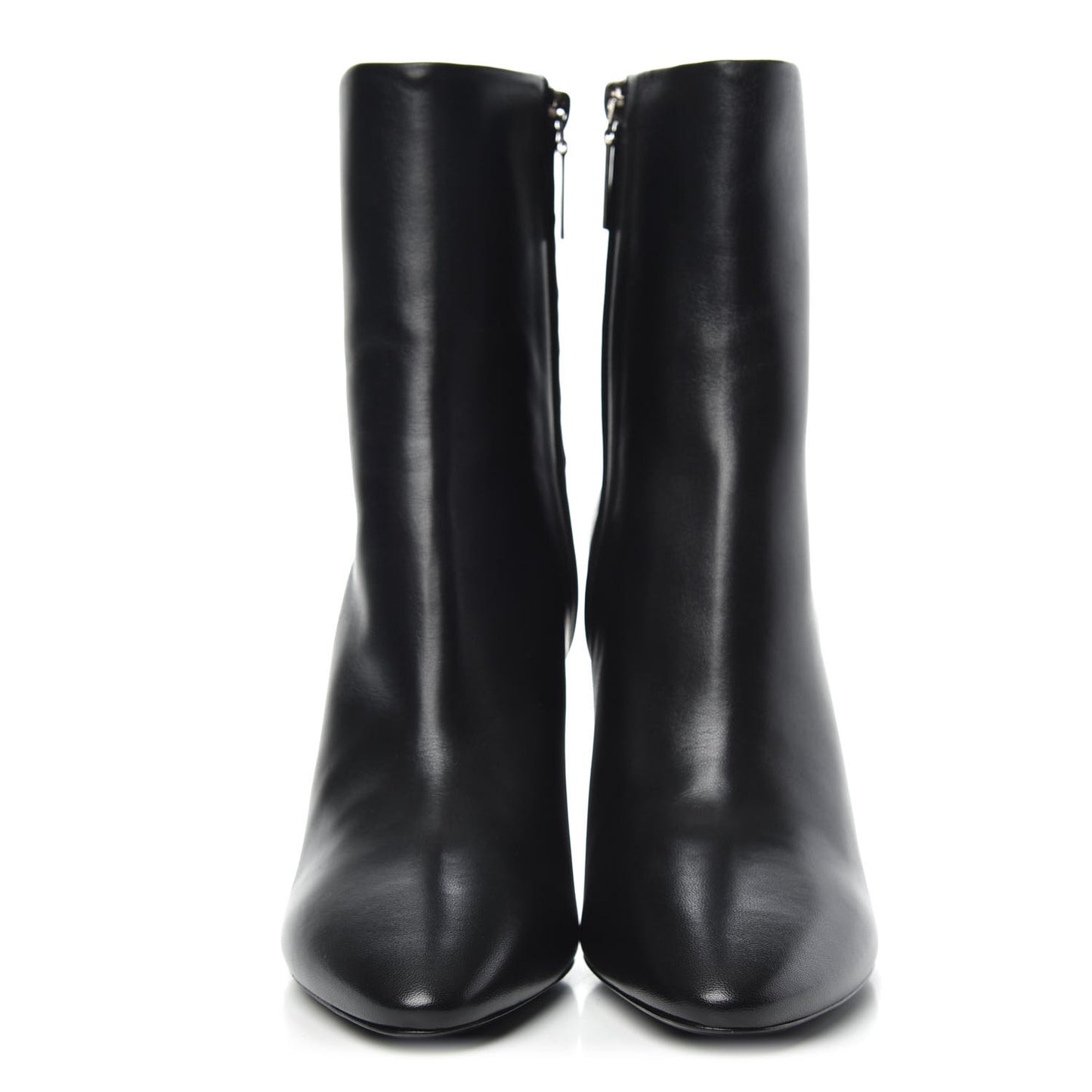 Nappa Vendome Loulou Ankle Zip Boot 39.5 Black