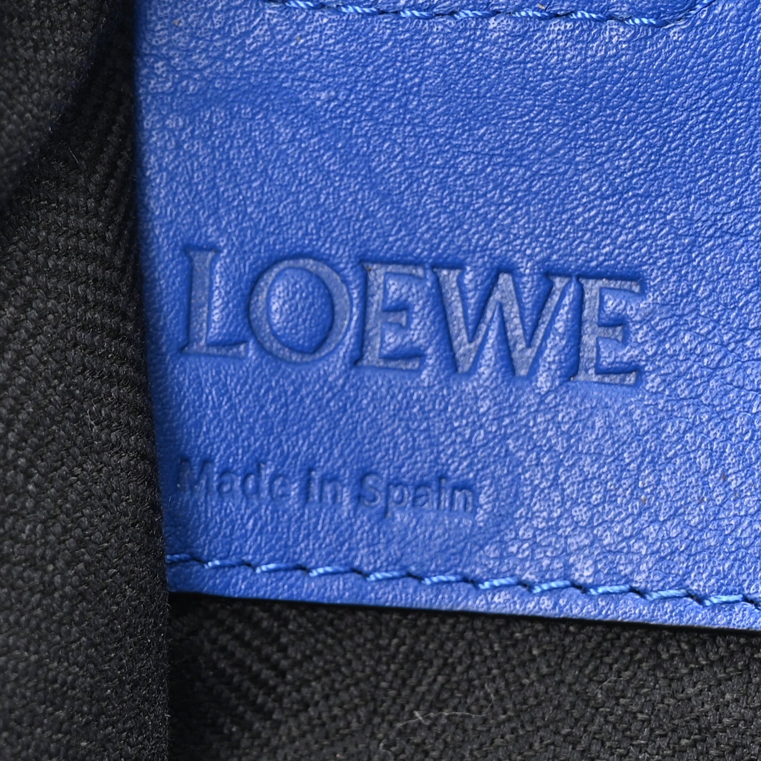 Loewe Calfskin Medium Hammock Shoulder Bag Electric Blue Electric Blue 6 of 10