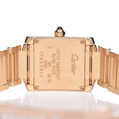 Cartier 18K Yellow Gold 20mm Tank Francaise Quartz Watch 5 of 8