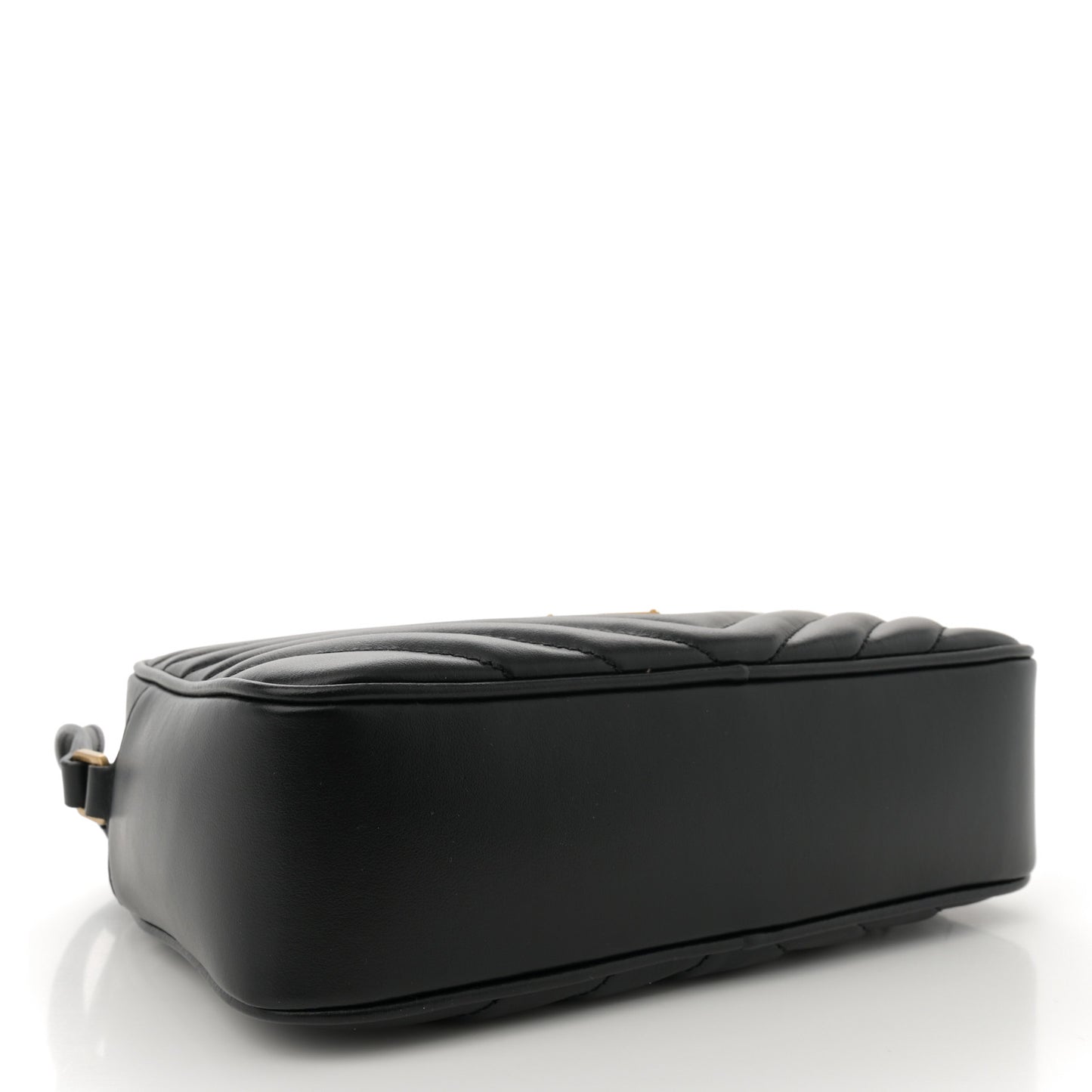 Calfskin Matelasse Monogram Lou Camera Bag Black