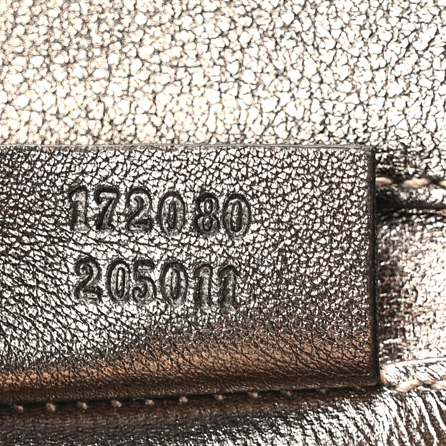 Calfskin Britt Clutch Pewter