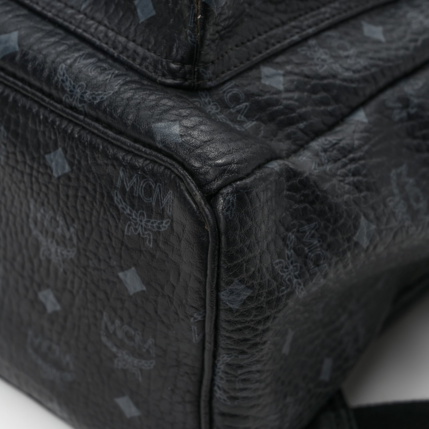 MCM Visetos Large Stark Backpack Black 10 of 11