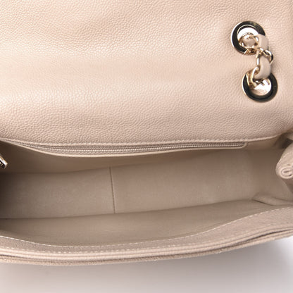 Chanel Caviar Quilted Flap Light Beige 5 of 10