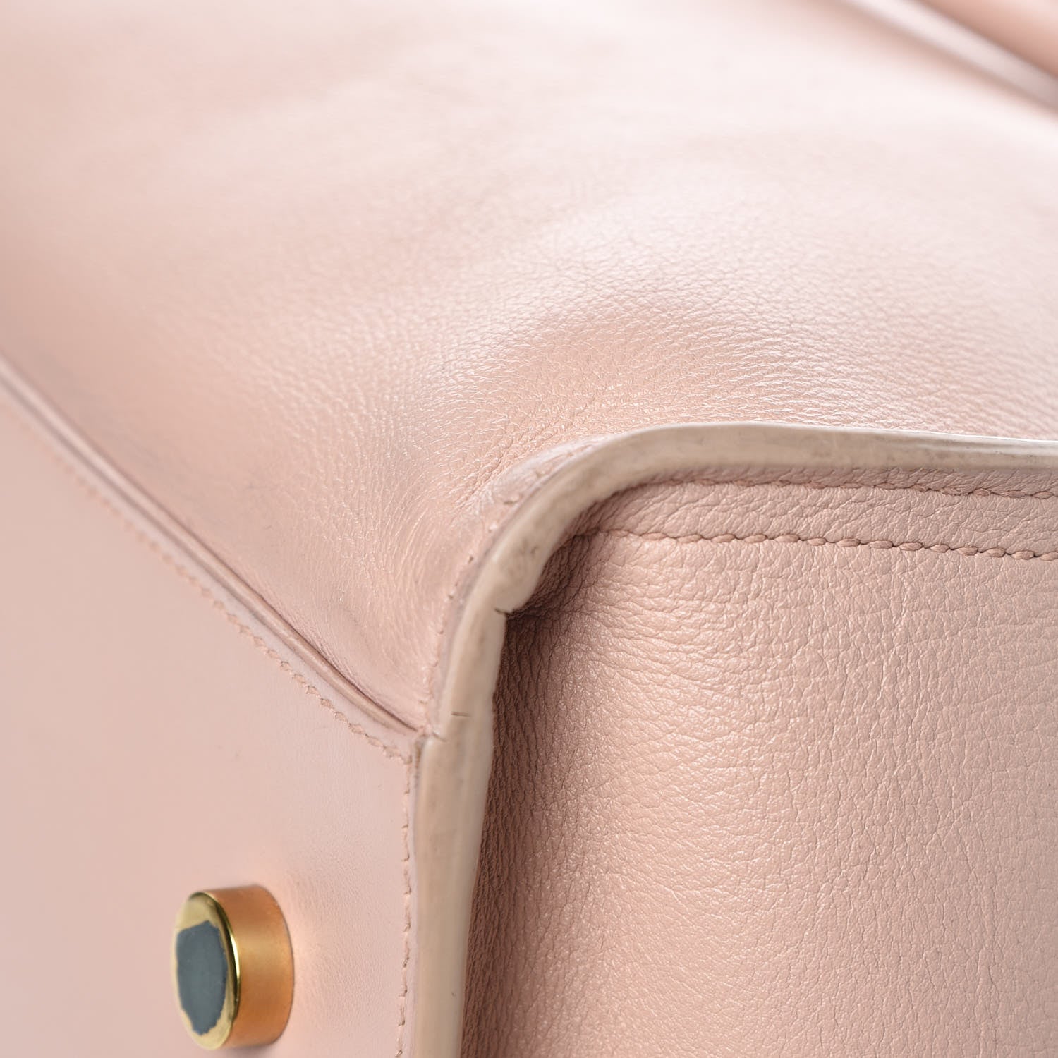 Saint Laurent Calfskin Small Monogram Cabas Pale Blush 11 of 11