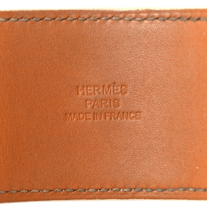 Hermes Epsom Collier de Chien CDC Bracelet S  White 4 of 8