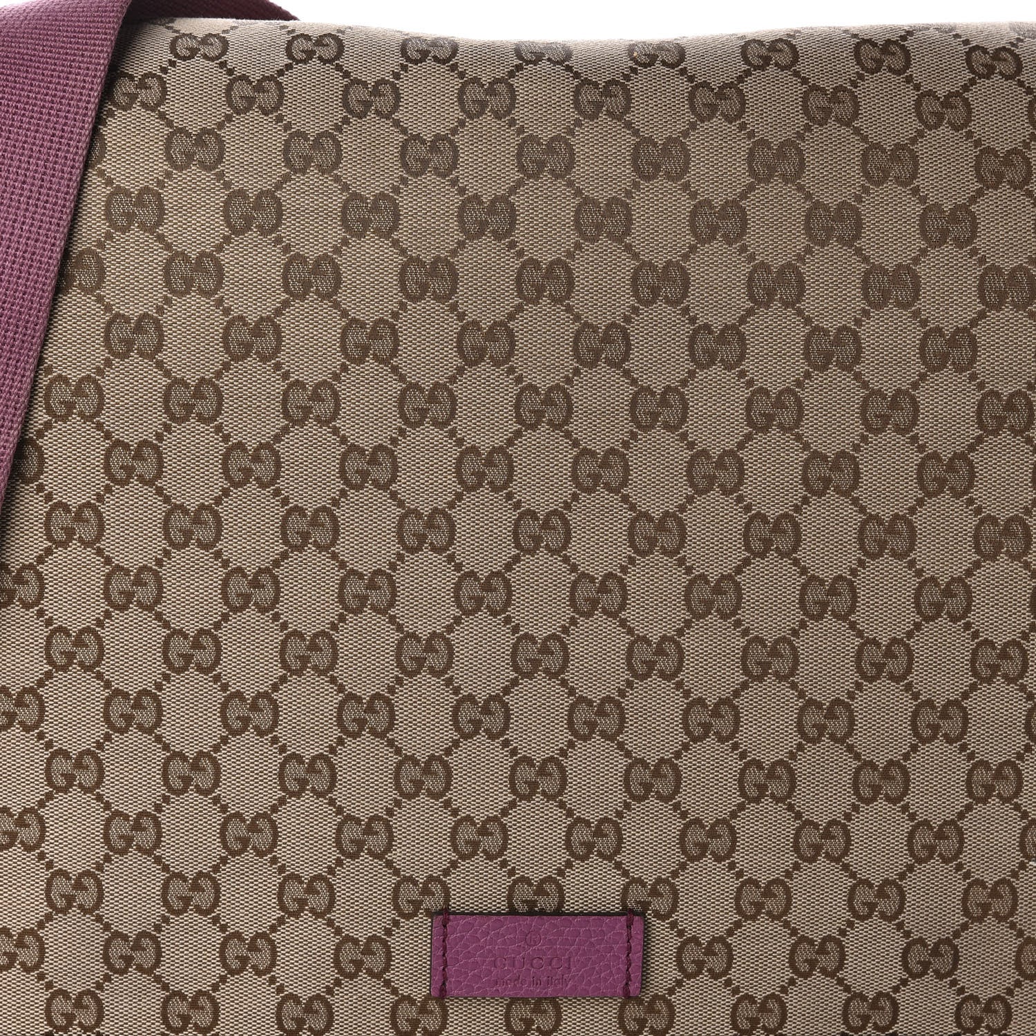 Gucci Monogram Convertible Diaper Bag Beige Peonia Flower 11 of 11