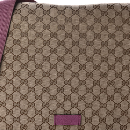 Gucci Monogram Convertible Diaper Bag Beige Peonia Flower 11 of 11