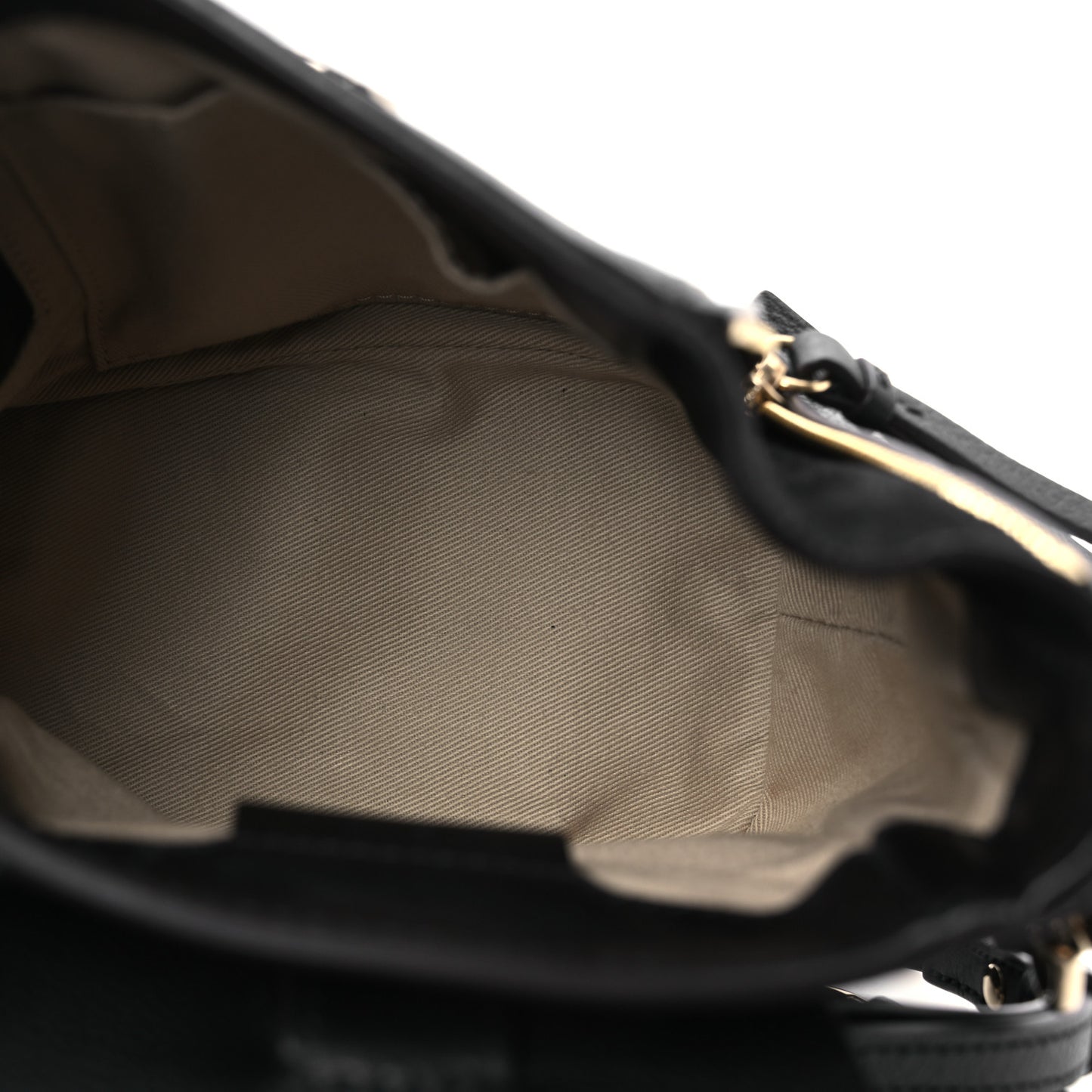 Suede Calfskin Mini Faye Backpack Black