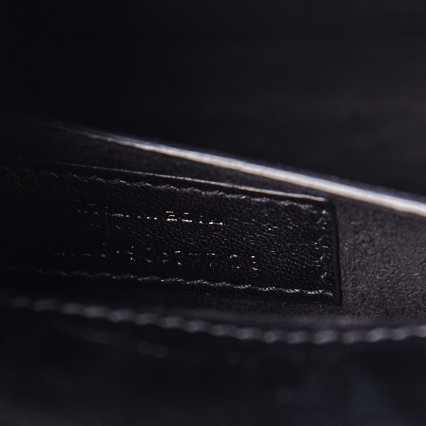 Calfskin Crocodile Embossed Medium Monogram Sunset Black