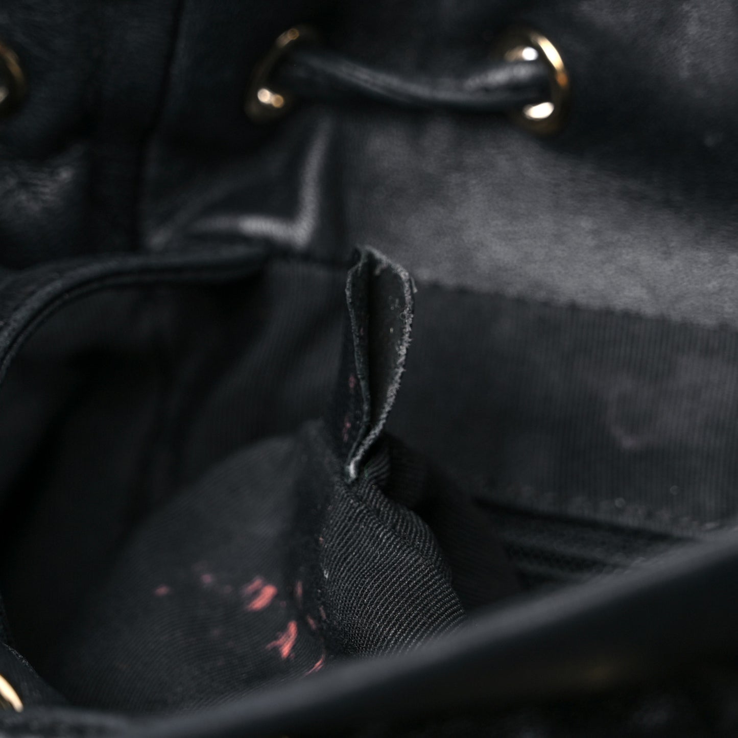 Lambskin Quilted Large Urban Spirit Backpack Black