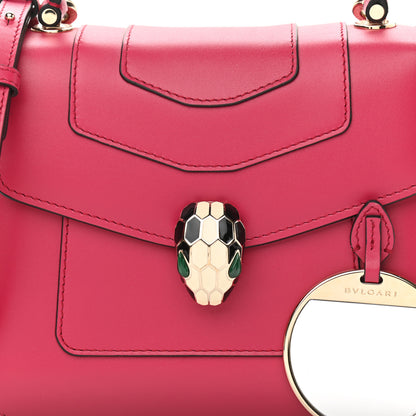 Bulgari Calfskin Serpenti Forever Top Handle Pink 9 of 10