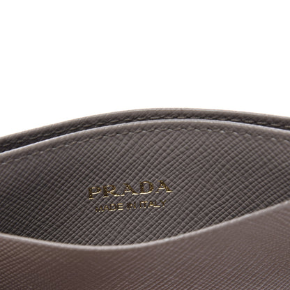 Prada Saffiano Metal Card Case Argilla 7 of 7