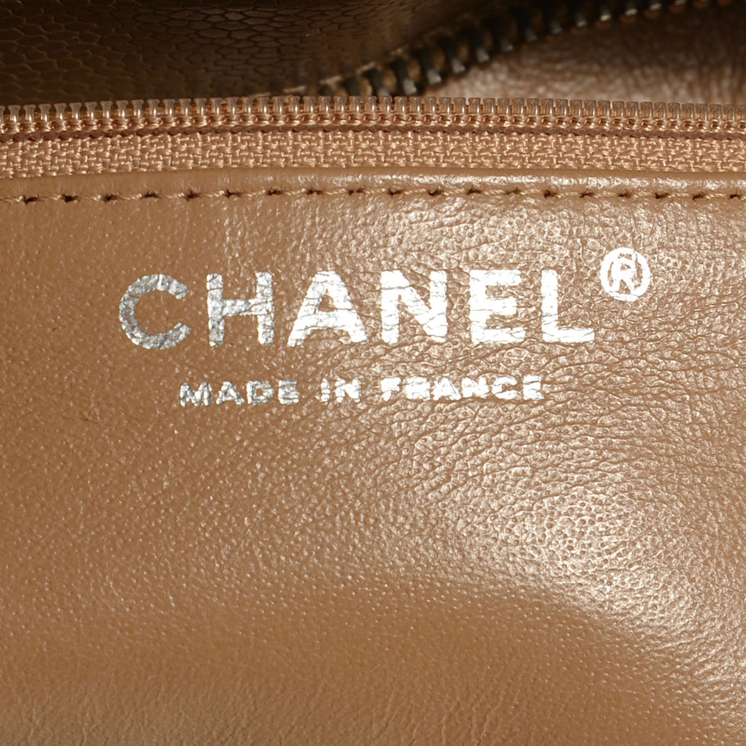 Chanel Caviar Quilted Medallion Tote Beige 6 of 7