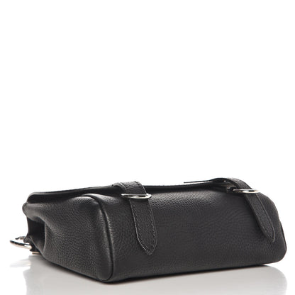 Burberry Soft Grain Calfskin Baby Bridle Saddle Bag Black 5 of 11