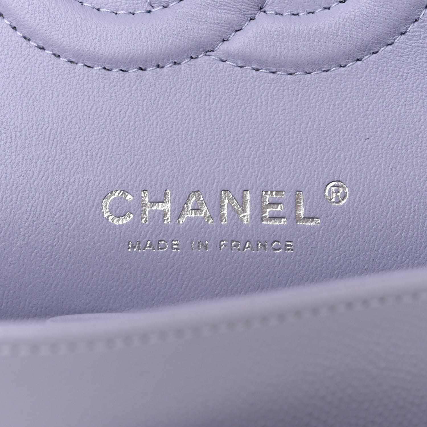 Chanel Caviar Quilted Medium Double Flap Light Purple 6 of 11