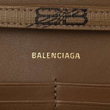 Balenciaga Coated Canvas BB Monogram Hourglass Chain Bag Beige Brown 6 of 9
