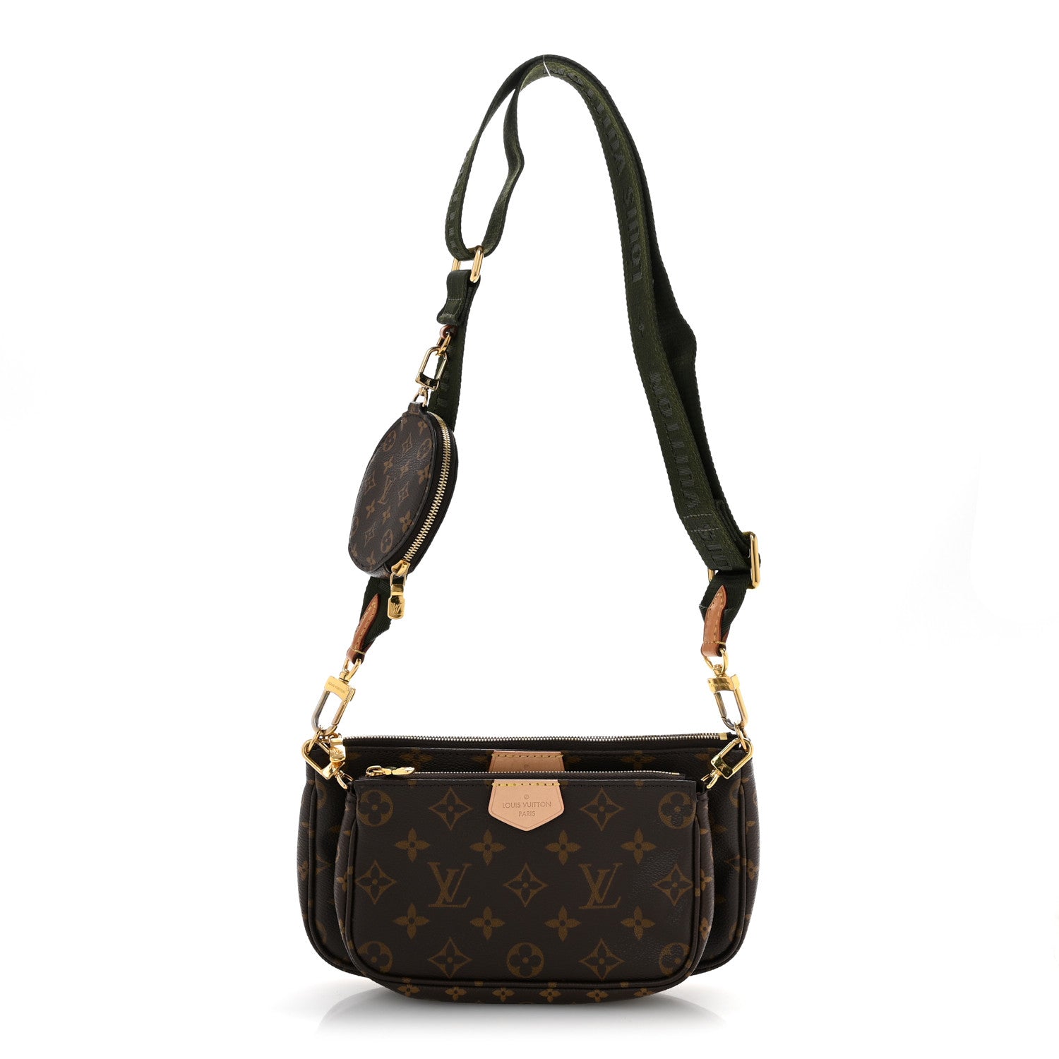 Louis Vuitton Monogram Multi Pochette Accessories Kaki 1 of 13