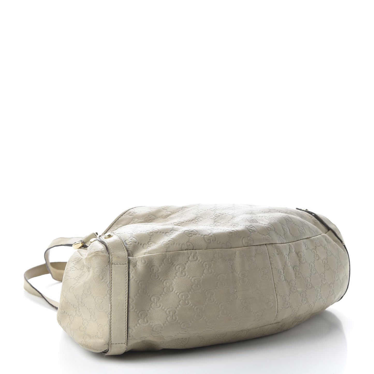 Guccissima Medium Abbey Shoulder Bag Off White
