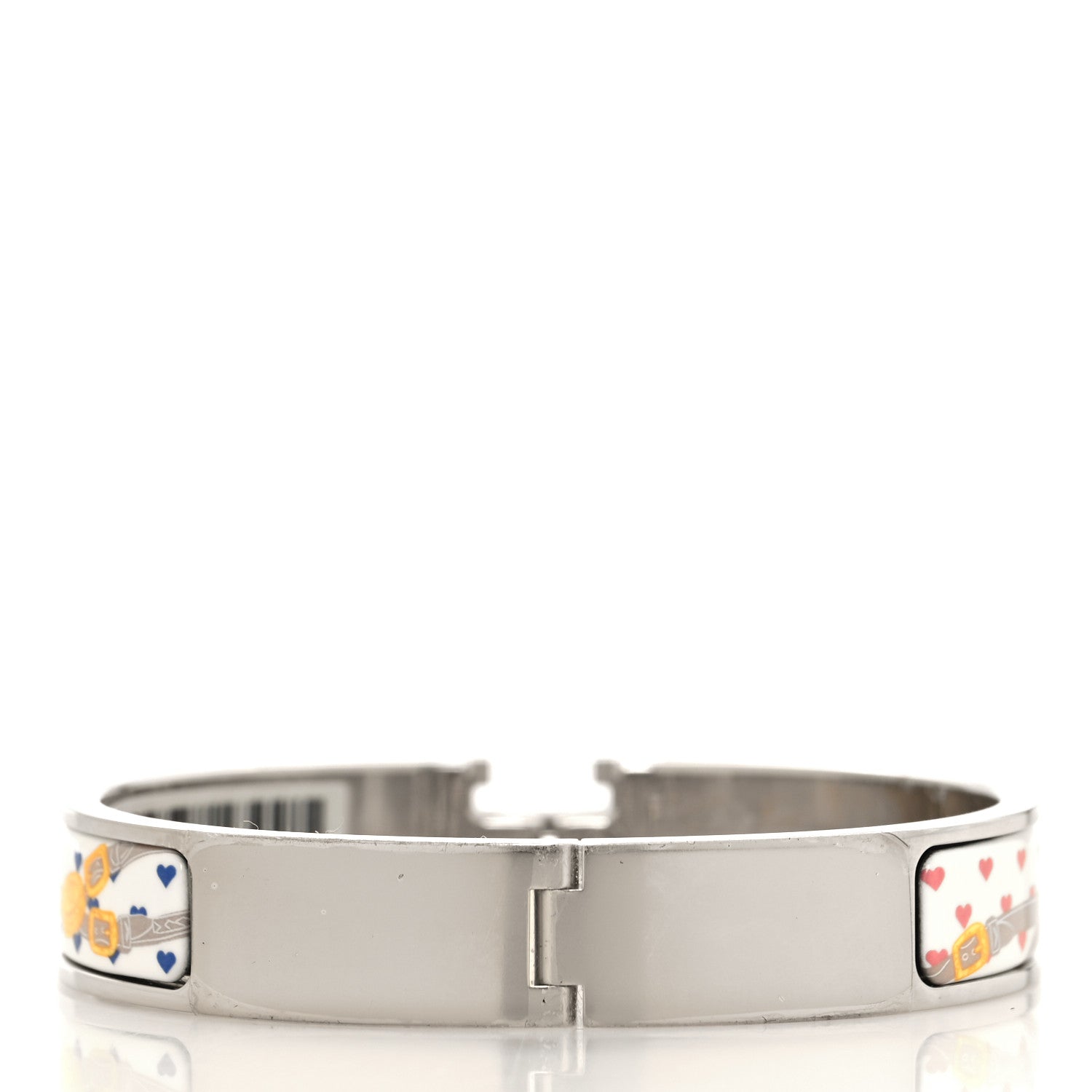 Hermes Enamel Narrow Print Brides de Gala Love Clic Clac H Bracelet GM Confettis 3 of 5